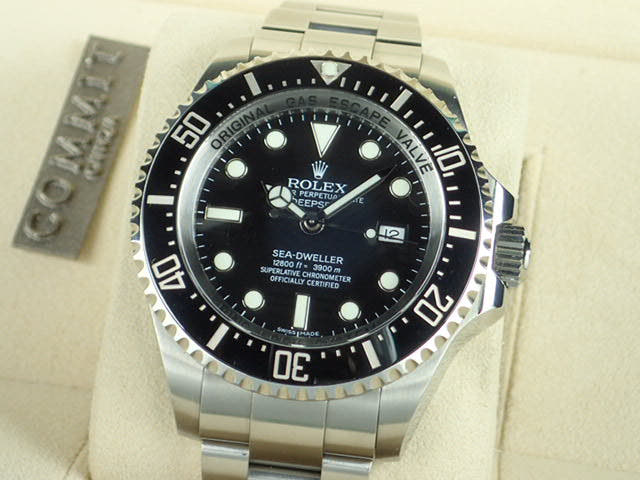 ロレックス ディープシー Ref.116660 ブラック文字盤 中古 deepsea-12