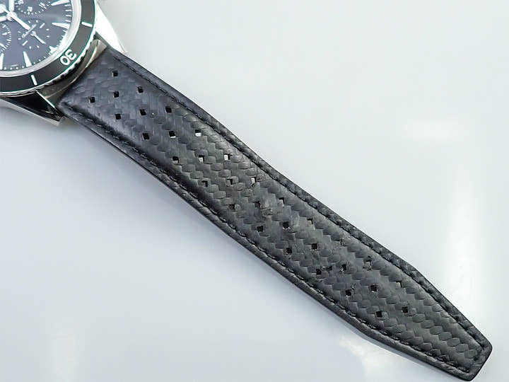 ジャガールクルト ディープシー クロノグラフ Ref.Q2068570 黒文字盤 美品 34XS3P3L