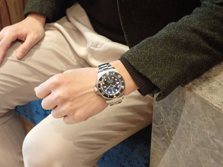 ロレックス ディープシー Ref.116660 Dブルー文字盤 中古 deepsea-27