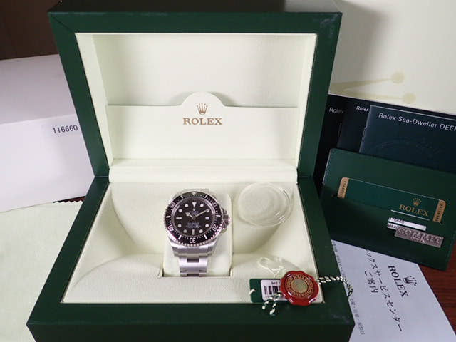 ロレックス ディープシー Ref.116660 ブラック文字盤 中古 deepsea-7