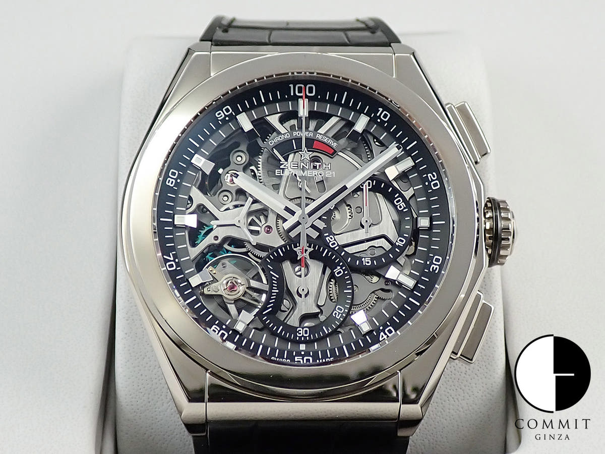 ゼニス デファイ エル プリメロ 21 ヨシダ スペシャル エディション Ref.65.9000.9004/77.R582 スケルトン文字盤 中古 522H5FWF