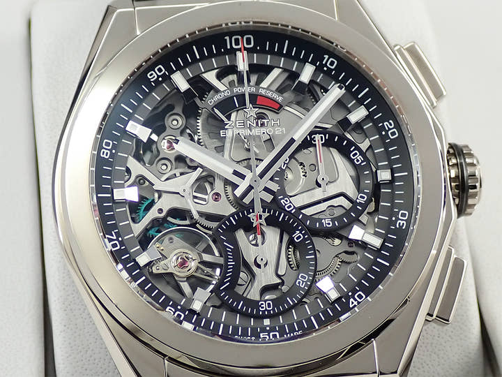 ゼニス デファイ エル プリメロ 21 ヨシダ スペシャル エディション Ref.65.9000.9004/77.R582 スケルトン文字盤 中古 522H5FWF