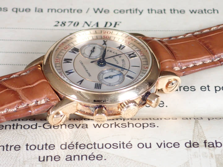 フランクミュラー ダブルフェイス Ref.2870NADF ホワイトローマン文字盤 中古 df