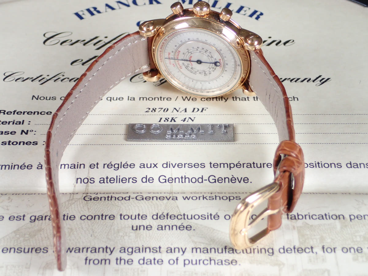 フランクミュラー ダブルフェイス Ref.2870NADF ホワイトローマン文字盤 中古 df