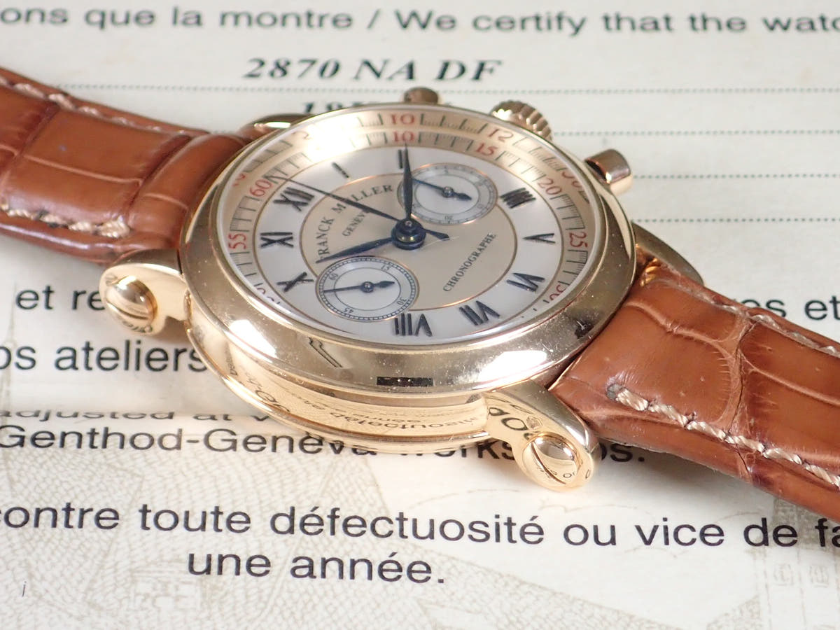 フランクミュラー ダブルフェイス Ref.2870NADF ホワイトローマン文字盤 中古 df