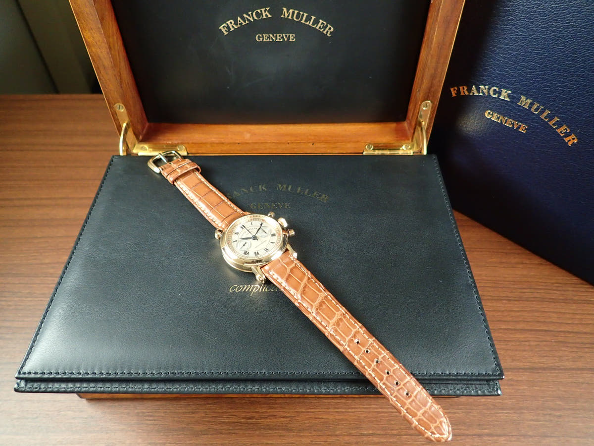 フランクミュラー ダブルフェイス Ref.2870NADF ホワイトローマン文字盤 中古 df