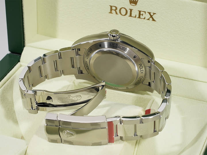 ロレックス ミルガウス Ref.116400GV ステンレススチール ブラック文字盤