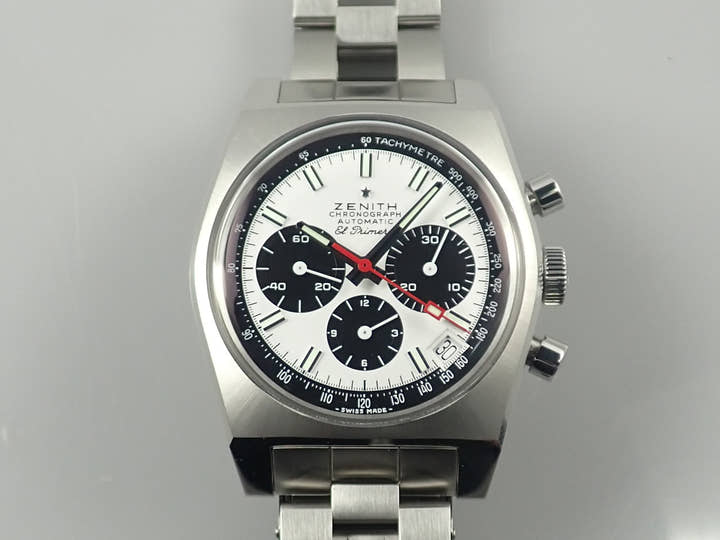 ゼニス エルプリメロ A384 クロノマスター Ref.03.A384.400/21.M384 ホワイト文字盤 中古 9Y0FLCML