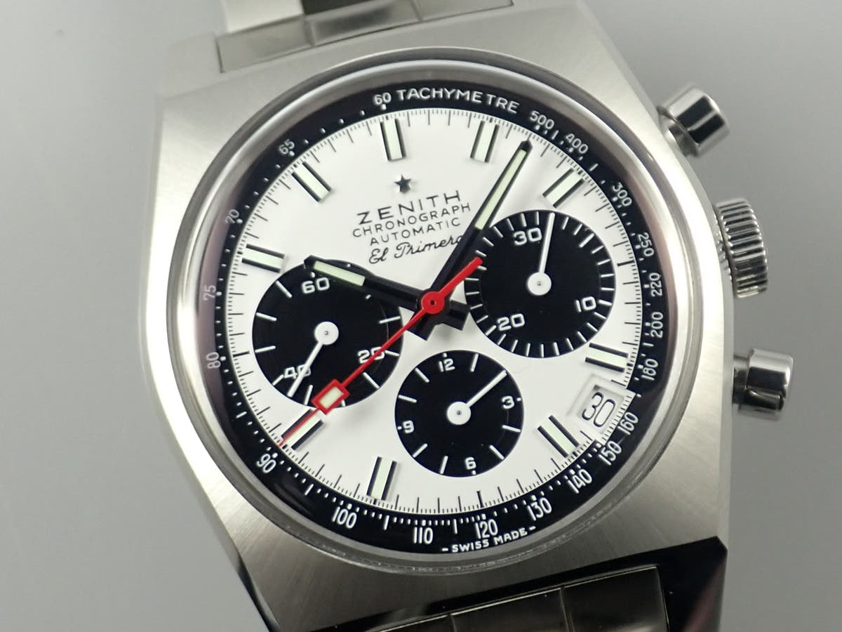 ゼニス エルプリメロ A384 クロノマスター Ref.03.A384.400/21.M384 ホワイト文字盤 中古 9Y0FLCML