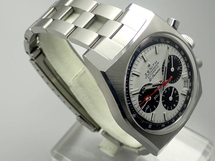 ゼニス エルプリメロ A384 クロノマスター Ref.03.A384.400/21.M384 ホワイト文字盤 中古 9Y0FLCML