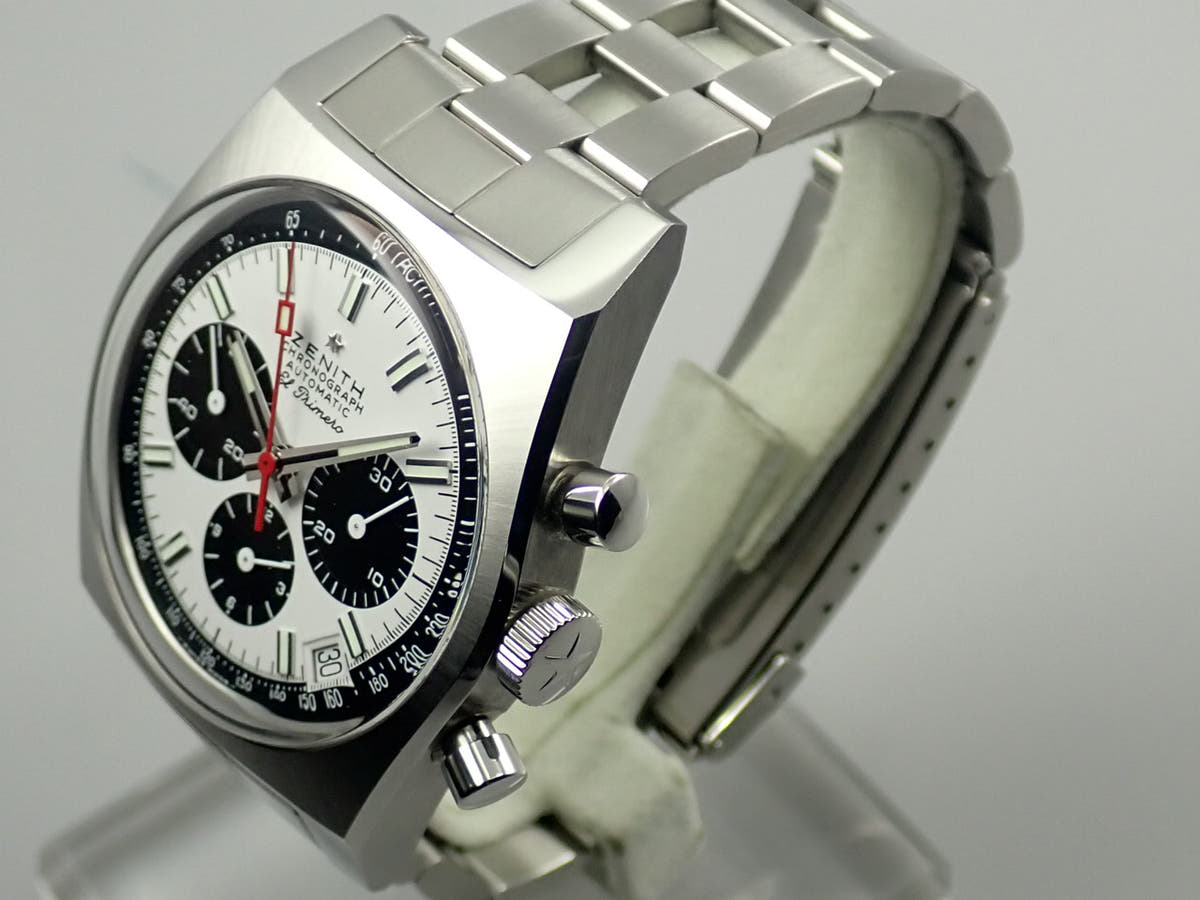 ゼニス エルプリメロ A384 クロノマスター Ref.03.A384.400/21.M384 ホワイト文字盤 中古 9Y0FLCML