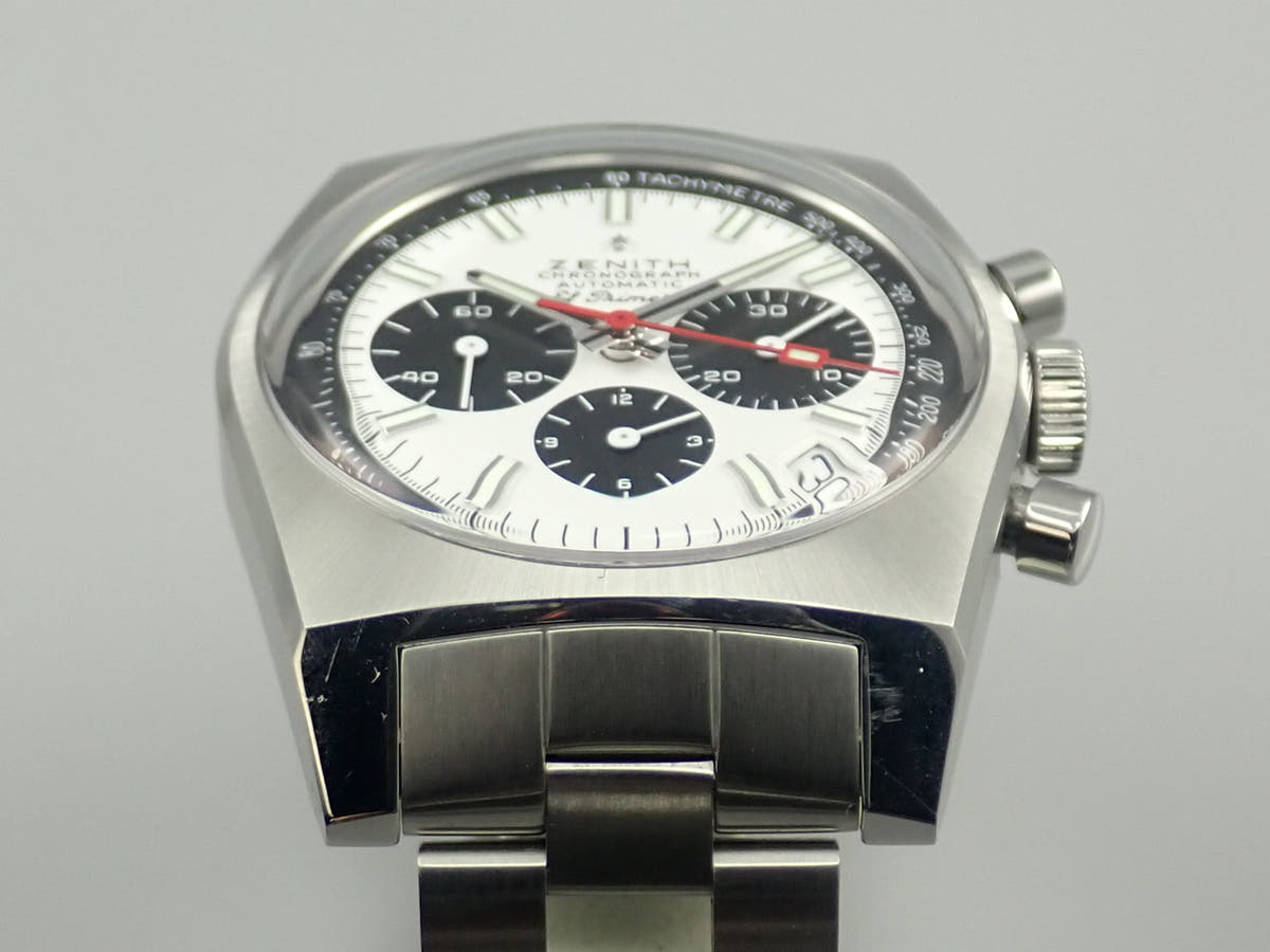 ゼニス エルプリメロ A384 クロノマスター Ref.03.A384.400/21.M384 ホワイト文字盤 中古 9Y0FLCML