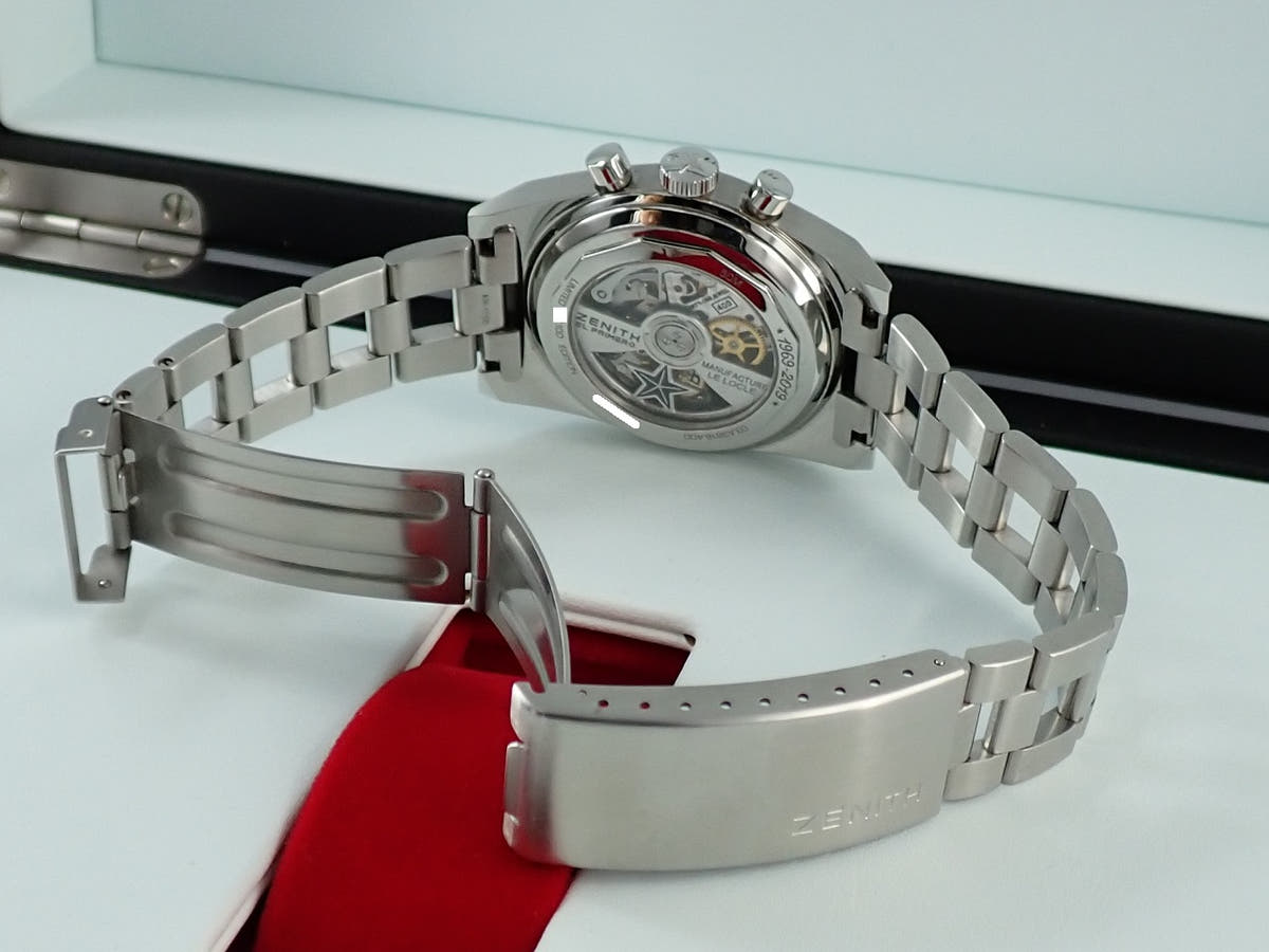 ゼニス エル・プリメロ リバイバル カバーガール Ref.03.A3818.400/51.M3818 ブルー文字盤 中古 L4ZV32UX