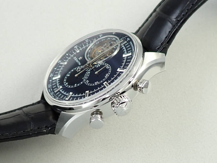 ゼニス エルプリメロ トゥールビヨン Ref.03.2280.4035/21.C714 ブラック文字盤 未使用 5U352AFZ