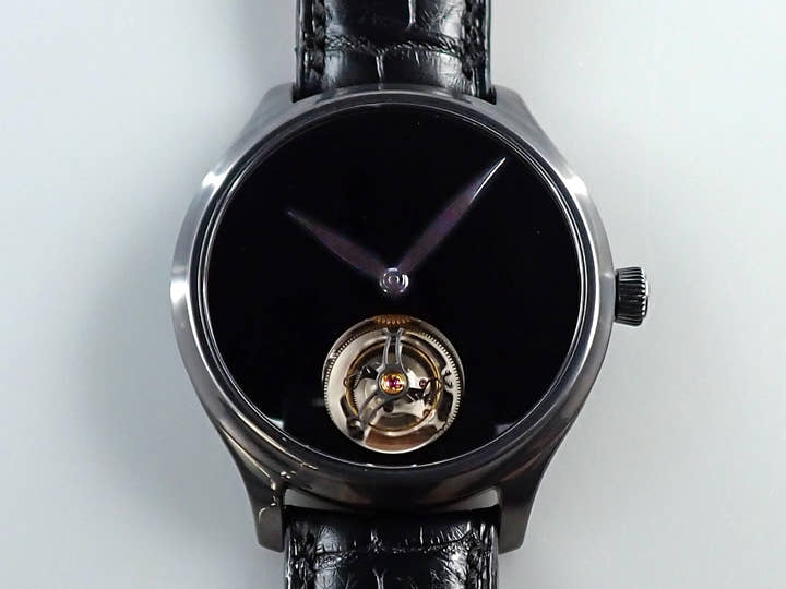 H.モーザー エンデバー トゥールビヨン Ref.1804-1206 ベンタブラック文字盤 美品 M7M3SA8Y