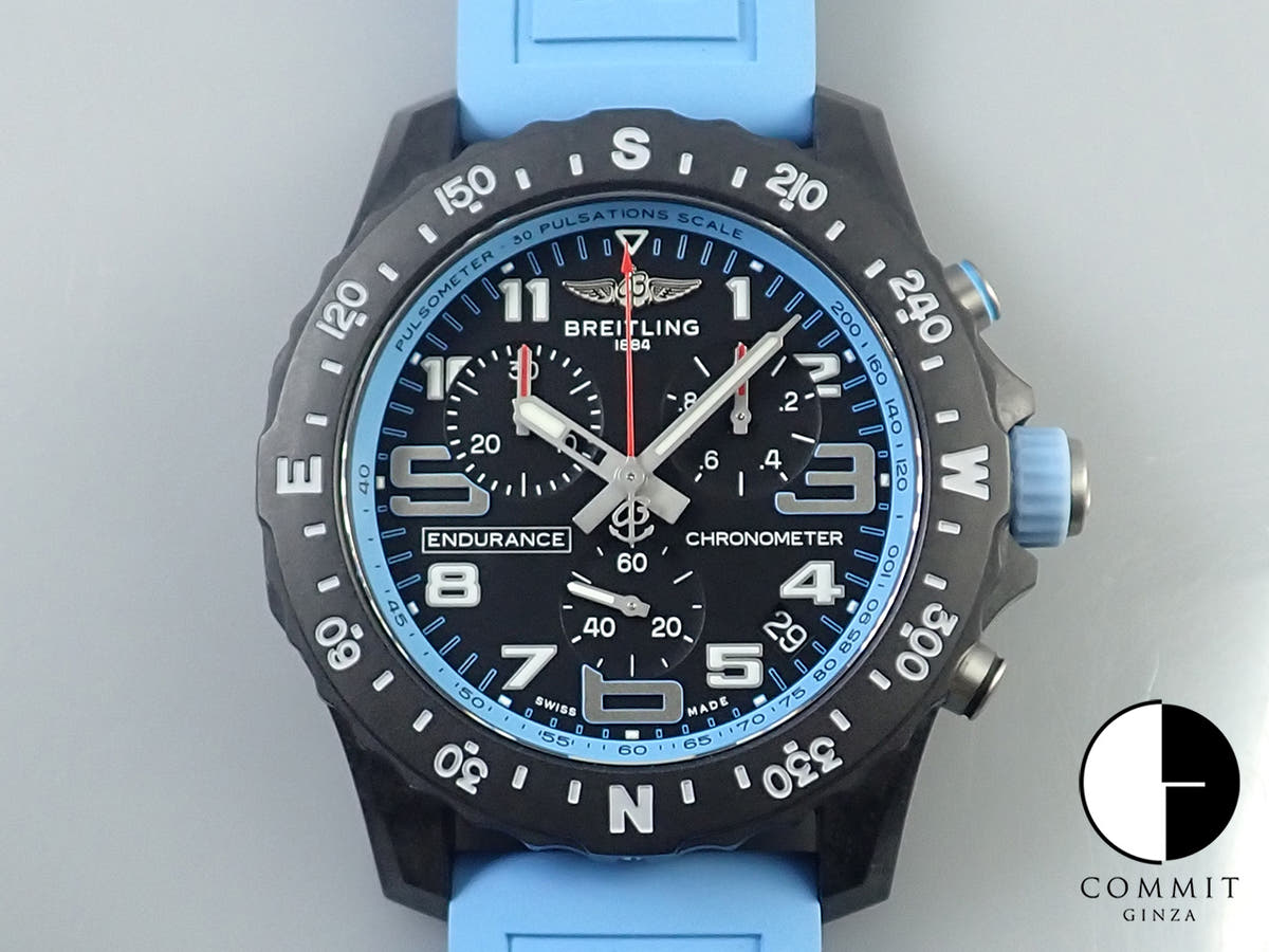Breitling Endurance Pro Ref.X82310281B1S1 (X82310) Black x Light Blue Dial Good Condition 0C506541