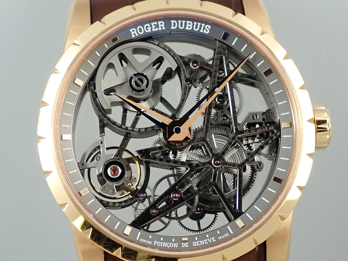 Roger Dubuis Excalibur 42 Microrotor Automatic Skeleton Ref.DBEX0422 Skeleton Dial Used 4LSC6WVR