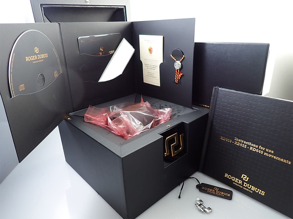 Roger Dubuis Excalibur 42 Ref.DBEX0384 Silver Dial Used 4H2P2281