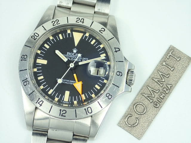 ロレックス エクスプローラーII Ref.1655 ブラック文字盤 中古 explorer-103
