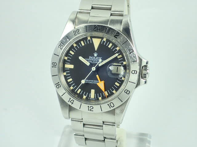 ロレックス エクスプローラーII Ref.1655 ブラック文字盤 中古 explorer-103