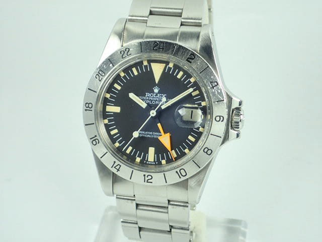 ロレックス エクスプローラーII Ref.1655 ブラック文字盤 中古 explorer-103
