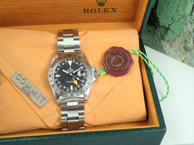 ロレックス エクスプローラーII Ref.1655 ブラック文字盤 中古 explorer-103