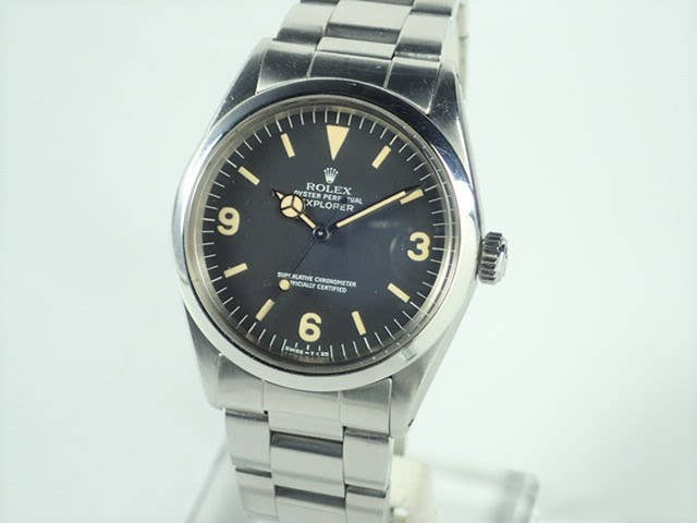 ロレックス エクスプローラーI Ref.1016 ブラック文字盤 中古 explorer-106