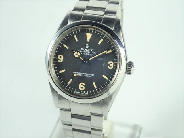 ロレックス エクスプローラーI Ref.1016 ブラック文字盤 中古 explorer-106