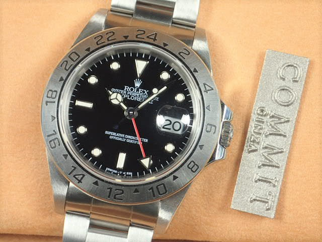 ロレックス エクスプローラーII Ref.16570 ブラック文字盤 中古 explorer-108