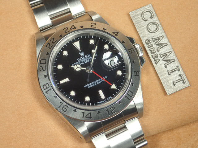 ロレックス エクスプローラーII Ref.16570 ブラック文字盤 中古 explorer-108