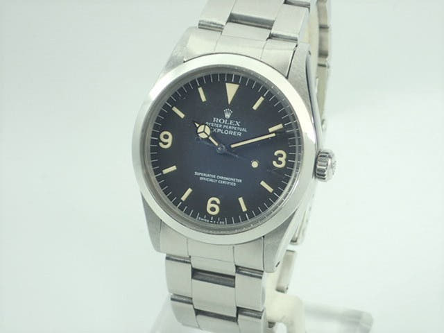 ロレックス エクスプローラーI Ref.1016 ブラック文字盤 中古 explorer-109