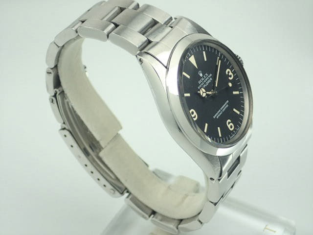 ロレックス エクスプローラーI Ref.1016 ブラック文字盤 中古 explorer-109
