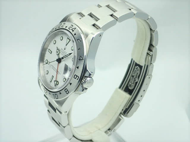 ロレックス エクスプローラーII Ref.16570 ホワイト文字盤 中古 explorer-114