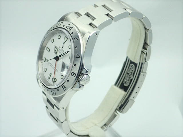ロレックス エクスプローラーII Ref.16570 ホワイト文字盤 中古 explorer-114