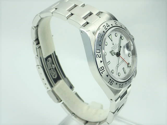 ロレックス エクスプローラーII Ref.16570 ホワイト文字盤 中古 explorer-114