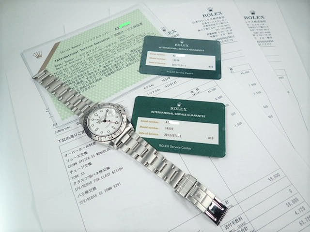 ロレックス エクスプローラーII Ref.16570 ホワイト文字盤 中古 explorer-114