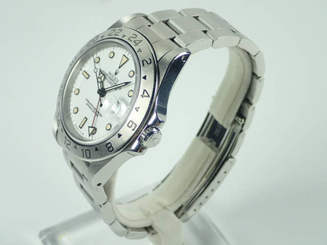ロレックス エクスプローラーII Ref.16570 ホワイト文字盤 中古 explorer-118