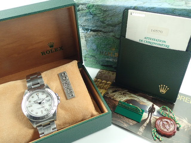 Rolex Explorer II White Dial S Series