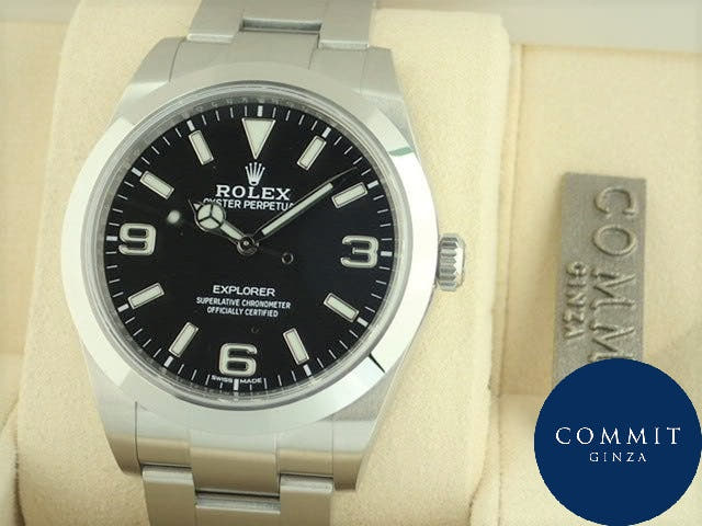 ロレックス エクスプローラー Ref.214270 ブラック文字盤 美品 explorer-119