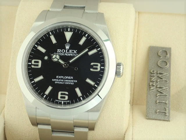 ロレックス エクスプローラー Ref.214270 ブラック文字盤 美品 explorer-119