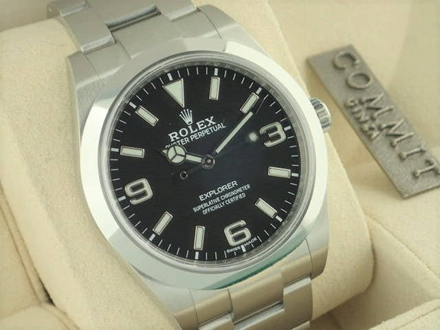 ロレックス エクスプローラー Ref.214270 ブラック文字盤 美品 explorer-119