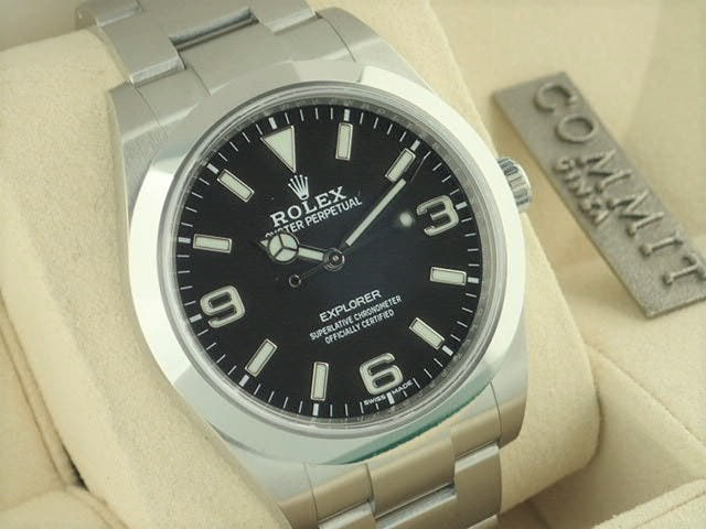 ロレックス エクスプローラー Ref.214270 ブラック文字盤 美品 explorer-119