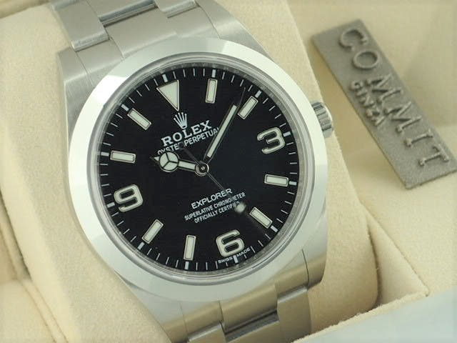 ロレックス エクスプローラー Ref.214270 ブラック文字盤 中古 explorer-120