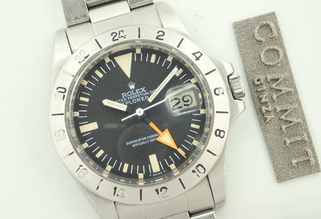 ロレックス エクスプローラーII Ref.1655 ブラック文字盤 中古 explorer-122