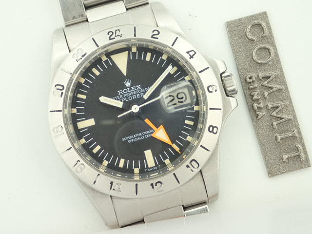 ロレックス エクスプローラーII Ref.1655 ブラック文字盤 中古 explorer-122