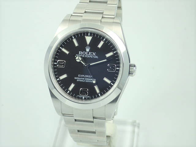ロレックス エクスプローラー Ref.214270 ブラック文字盤 中古 explorer-124