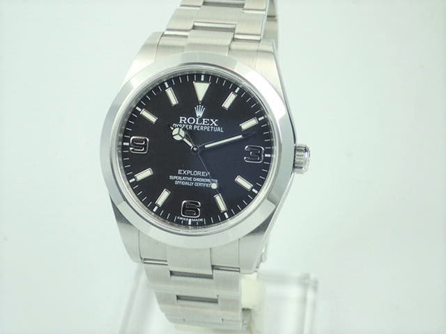 ロレックス エクスプローラー Ref.214270 ブラック文字盤 中古 explorer-124
