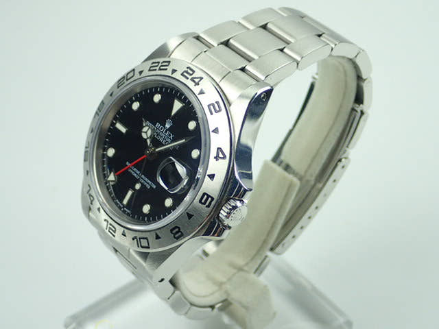 ロレックス エクスプローラーII Ref.16550 ブラック文字盤 中古 explorer-128