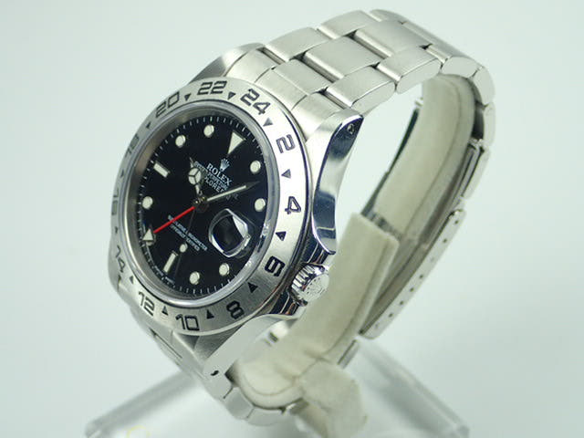 ロレックス エクスプローラーII Ref.16550 ブラック文字盤 中古 explorer-128