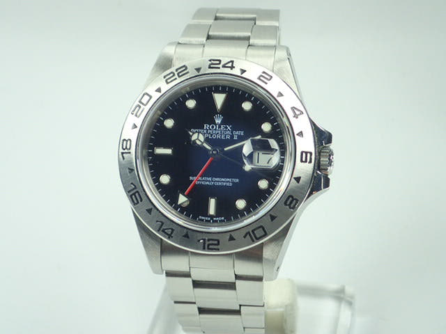ロレックス エクスプローラーII Ref.16550 ブラック文字盤 中古 explorer-128